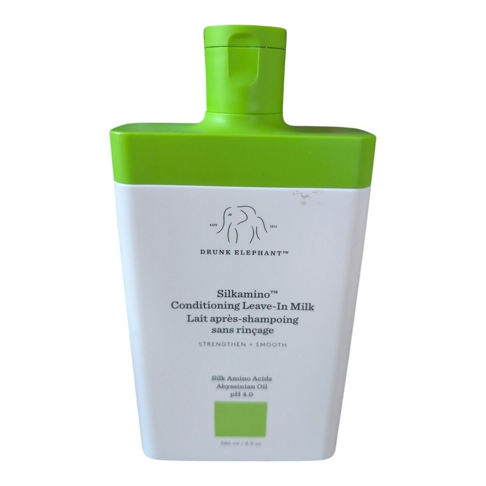 Drunk Elephant Silkamino Conditioning Leave-In Milk Conditioner (8 oz / 240 ml)